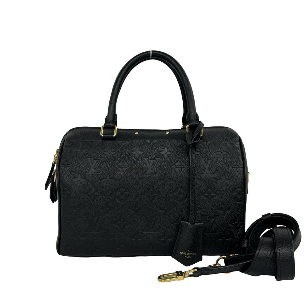 LOUIS VUITTON Speedy Bandoulière 25 Monogram Empreinte Leather 2-way Shoulder...